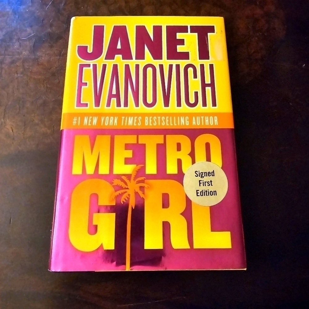 Metro Girl (Alex Barnaby Series #1) By Janet Evanovich, Signed First Edition